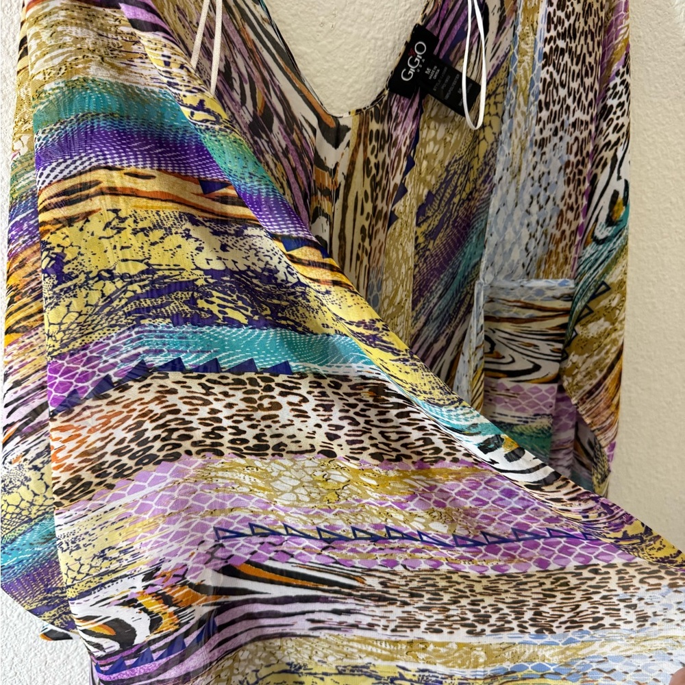 Colorful Patterned Kimono - Picture 4 of 4